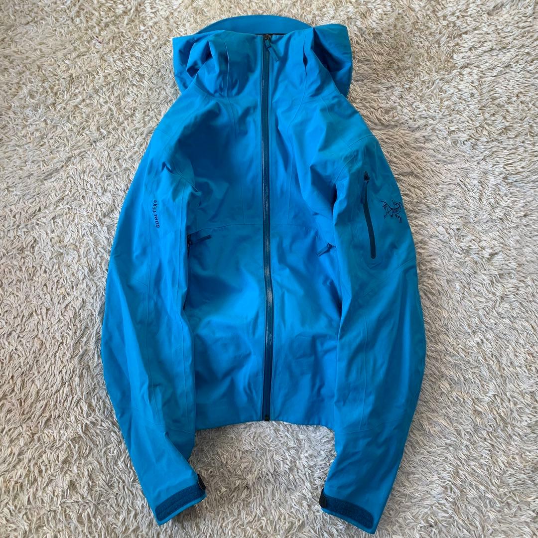 ARC’TERYX GORE-TEX ハードシェル S 水色 テック