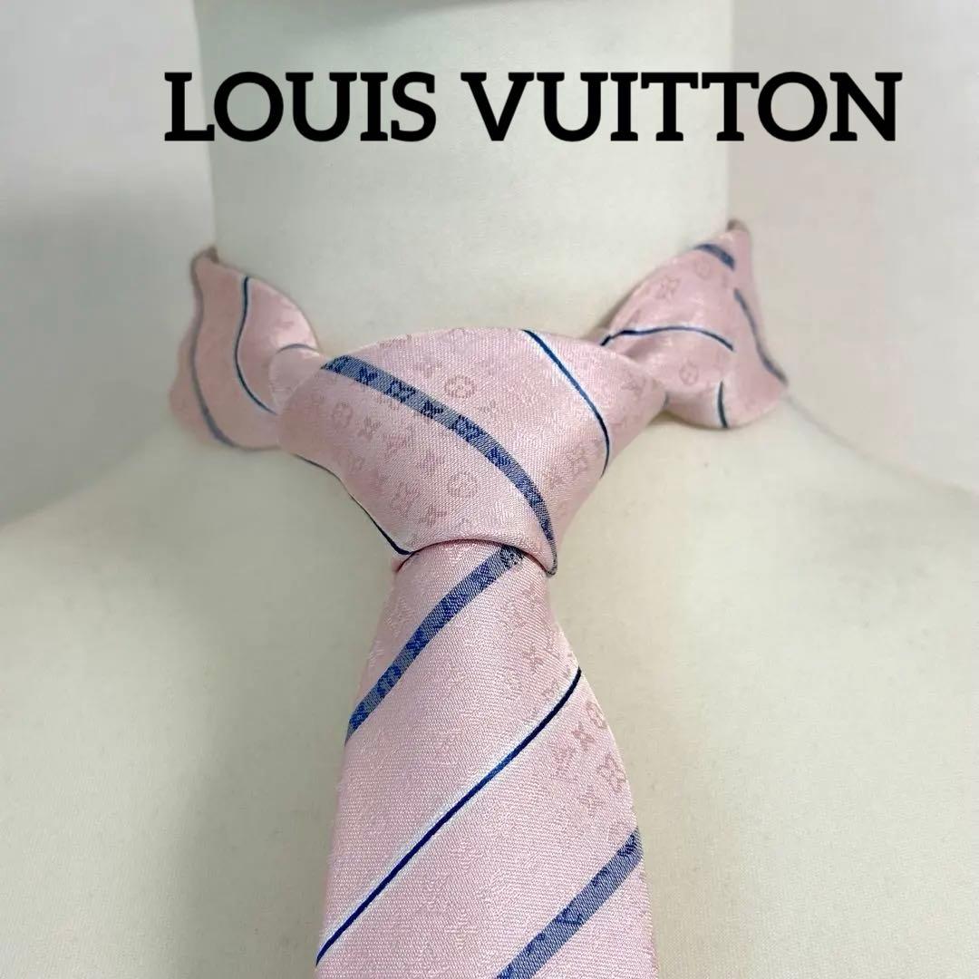 LOUIS VUITTON ルイヴィトン　ネクタイ　ピンク