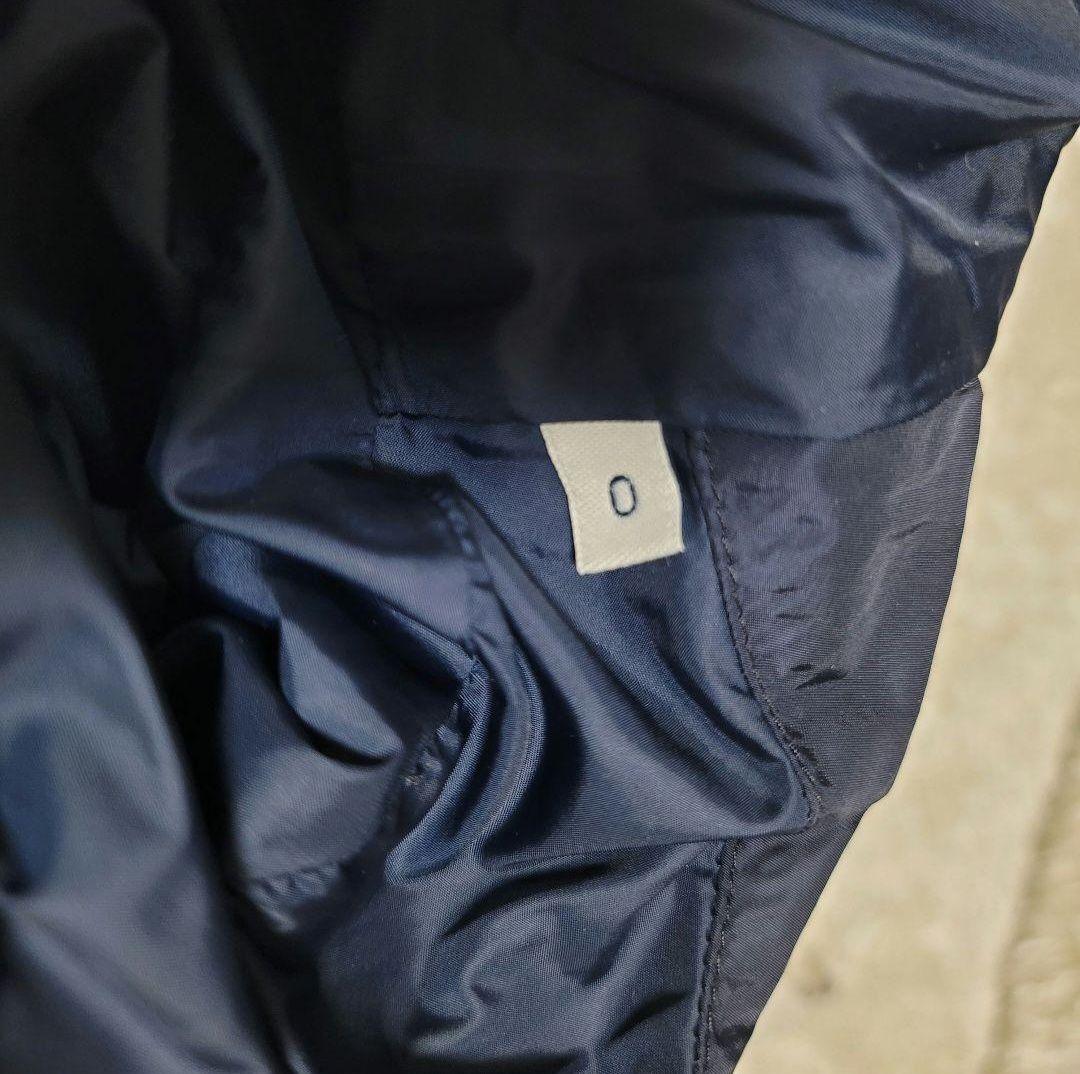 美品✨モンクレール ダウンコート フラメッテ ネイビー 2way ロゴワッペン