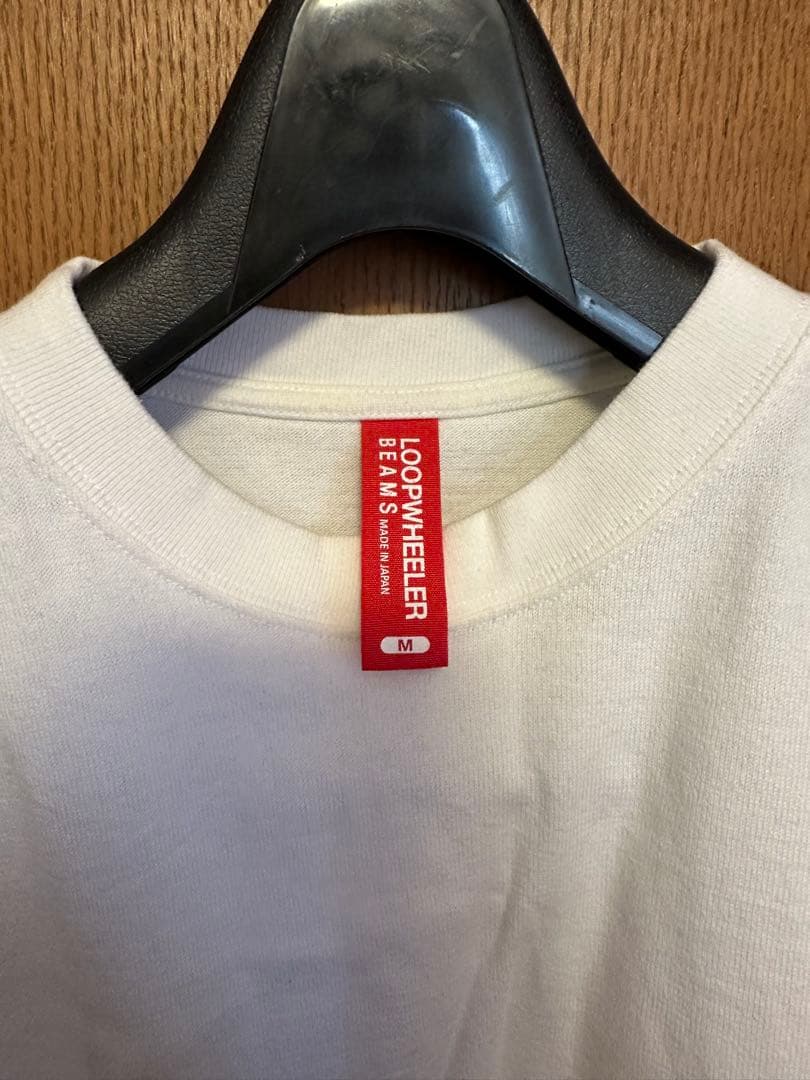 一度のみ使用⭐︎ビームス × ループウィラー 別注 ルーズフィット Tシャツ M