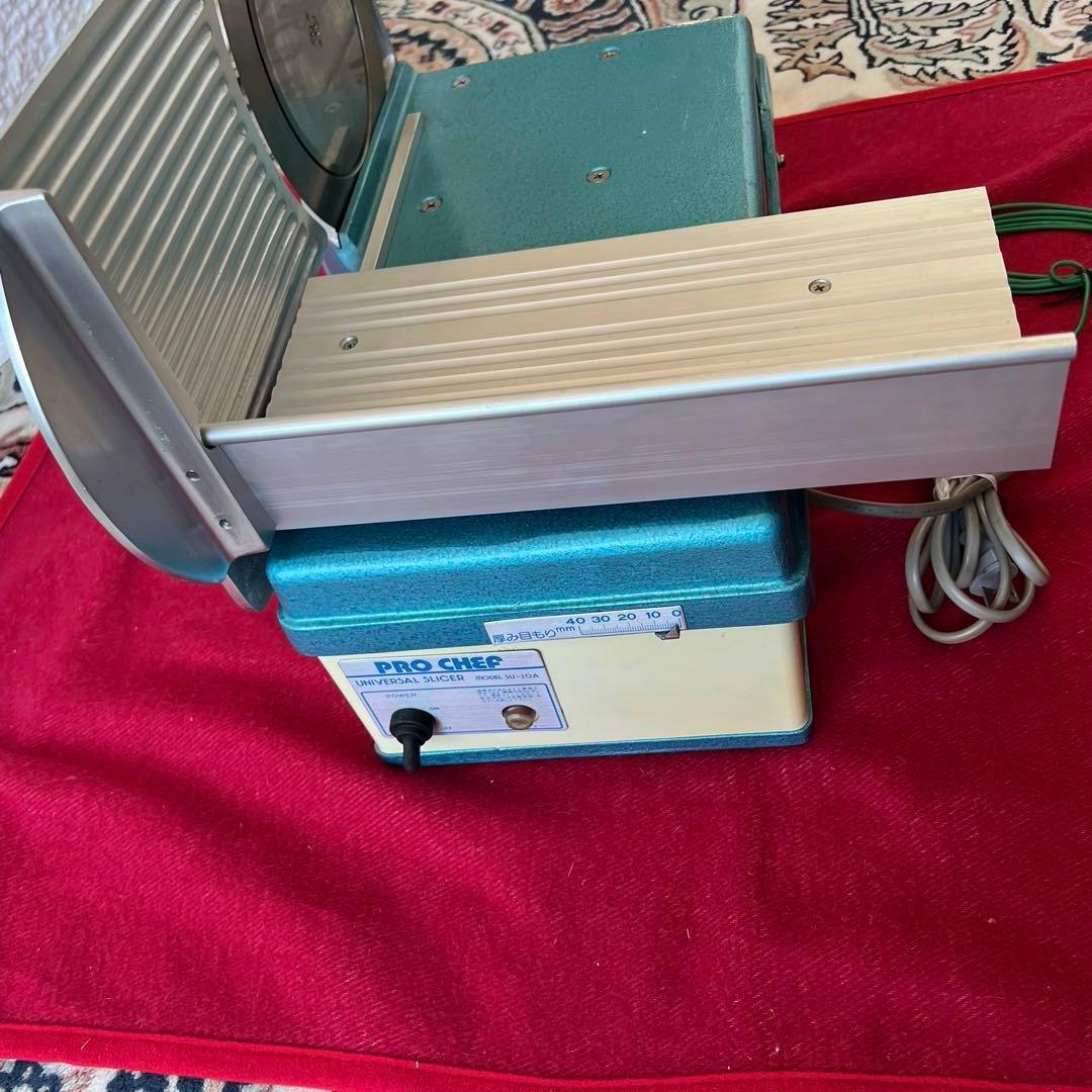 日本製ユニバーサルスライサー 肉切り機 厚さ0-40mm調節可 業務/キッチン用