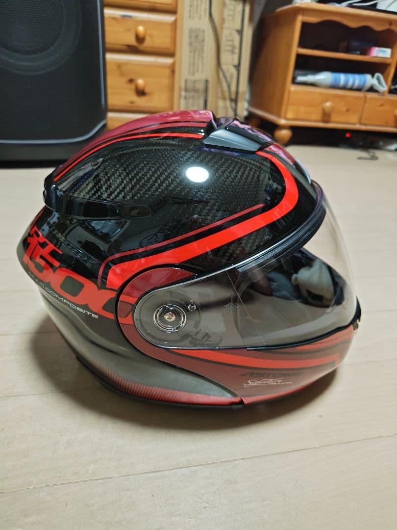 値引き！カーボン システムヘルメットASTONE(アストン) RT1500 XL