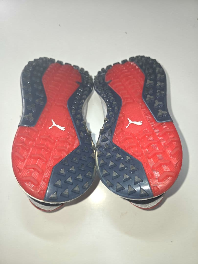 PUMA ゴルフシューズ ホワイト/グレー　BOA