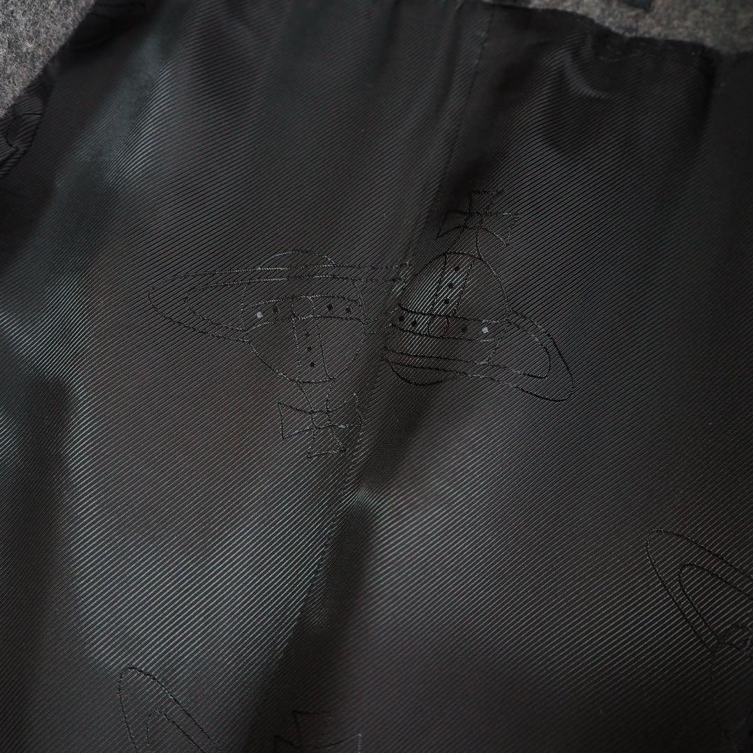 美品 ヴィヴィアンウエストウッド アングロマニア ショールカラーコート ベルト