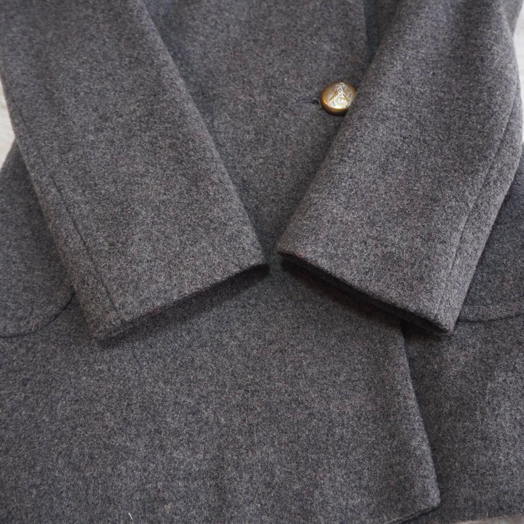 美品 ヴィヴィアンウエストウッド アングロマニア ショールカラーコート ベルト