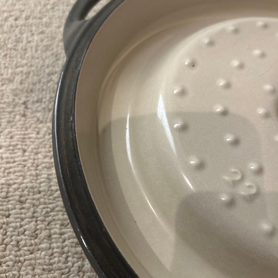 VERMICULAR オーブンポット パールグレー　ラウンド #22