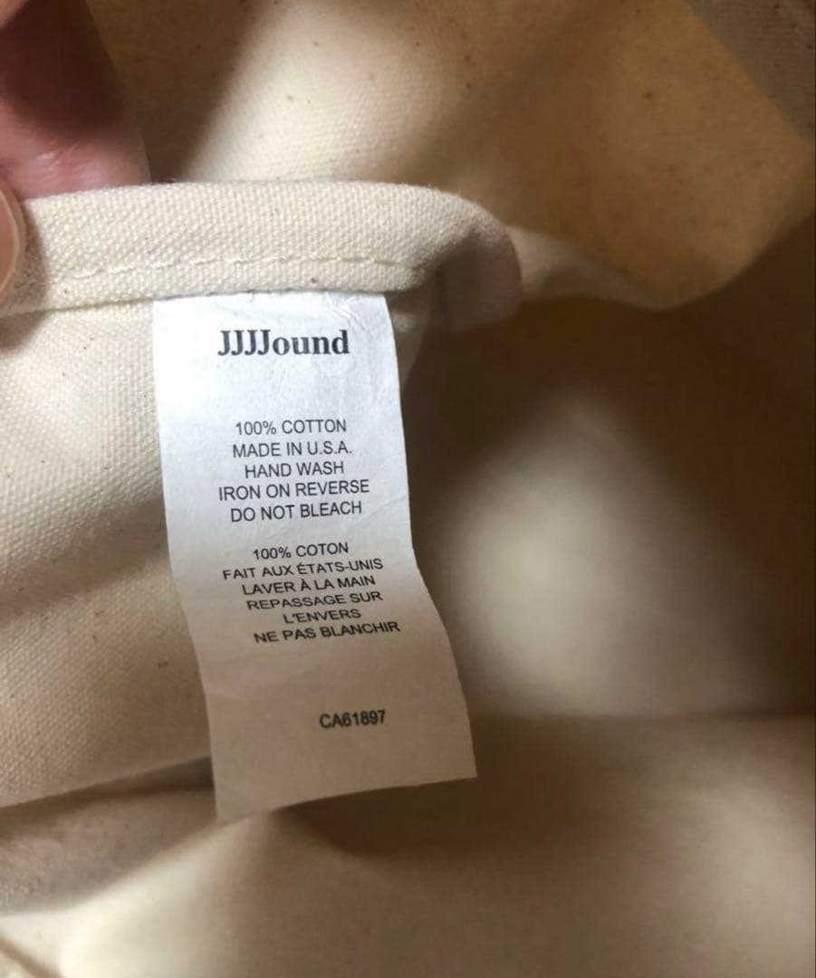 #*)様 jjjjound JJJJ Library プロモ トートバッグ La