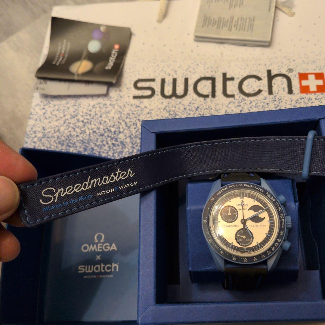 OMEGA x Swatch Speedmaster スーパーブルー