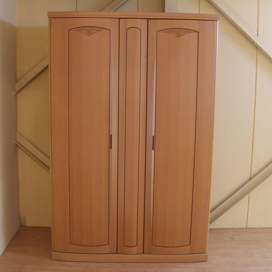 値下げ！高級　婚礼家具　国産洋服ダンス　ナラ材　 展示未使用品