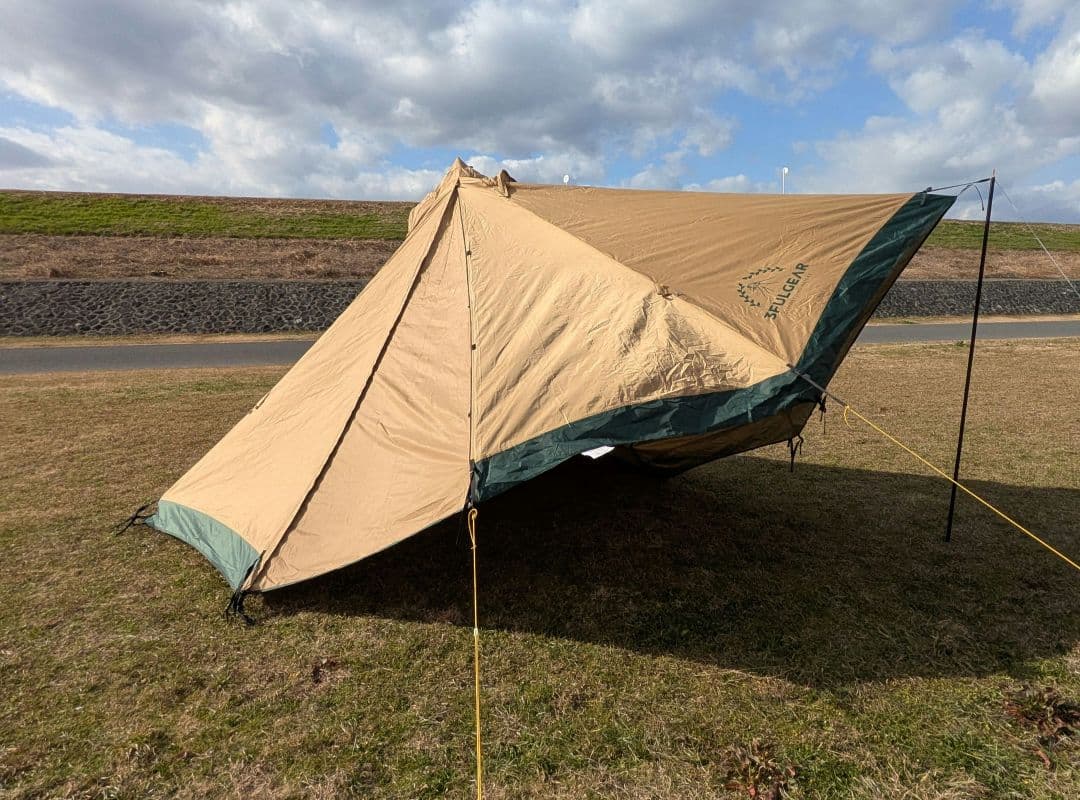 3F ULGEAR 210T 希少ワンポールテント　グランドシート付