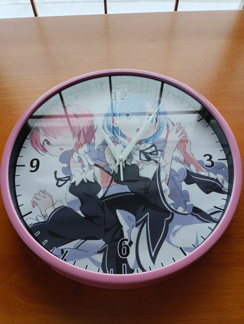 「箱破損・未使用」リゼロ　レム　ラム　壁掛け時計