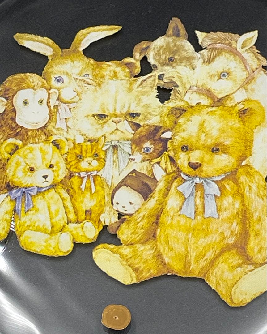 25cm ◆ フランシュリッペ ◆ ユキエモン ガラス 皿 プレート 猫