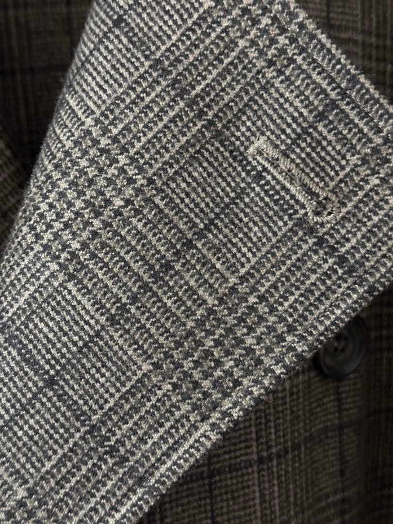 ジャケット・アウター stein OVERSIZED TRENCH COAT \"GLEN CHECK\"