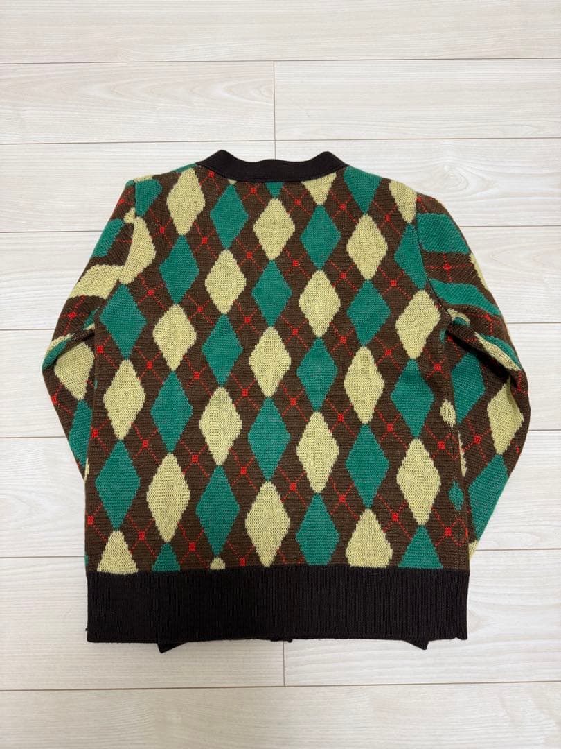 wales bonner アーガイルカーディガン Sサイズ