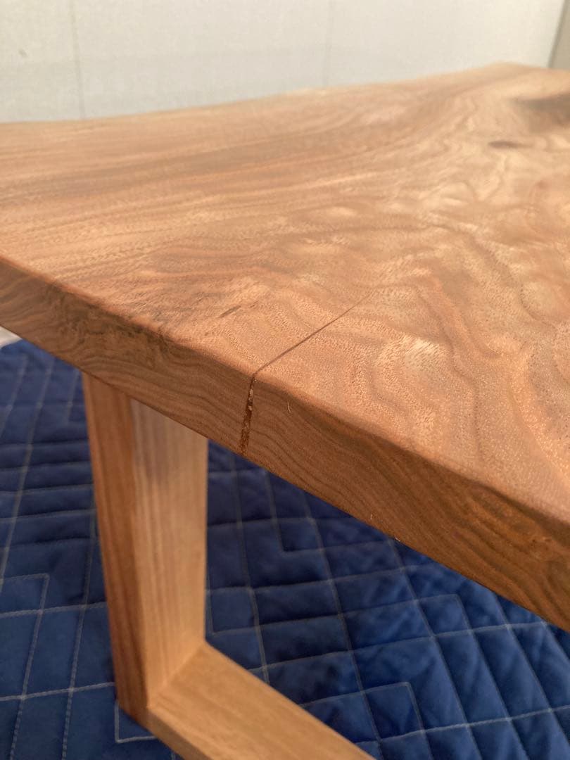 胡桃 クルミ 一枚板 ローテーブル