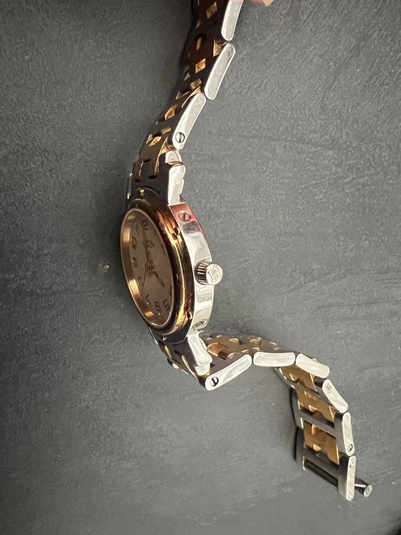 決定　ジャンク品　エルメス腕時計クリッパー