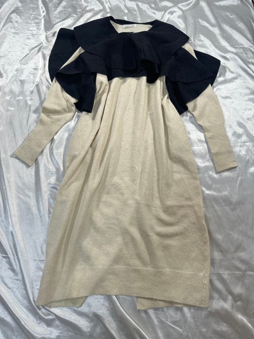 HeRIN.CYE ヘリンドットサイ Ruffle knit dress