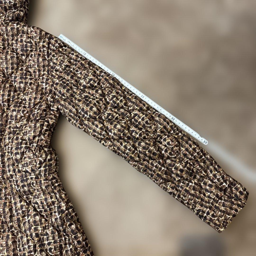 SCERVINO Street エルマンノシェルビーノ総柄 中綿ロングコート42