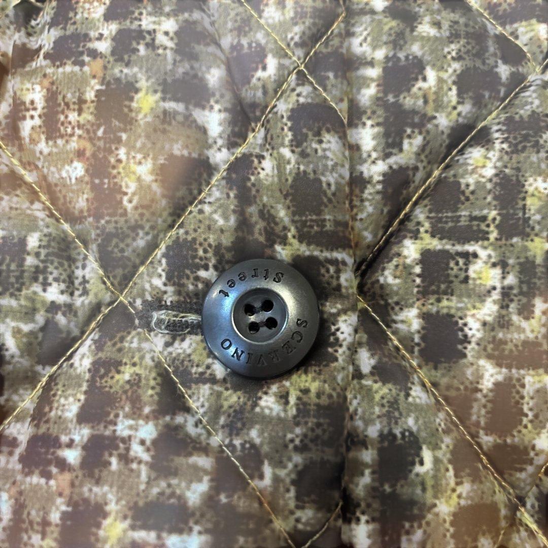 SCERVINO Street エルマンノシェルビーノ総柄 中綿ロングコート42