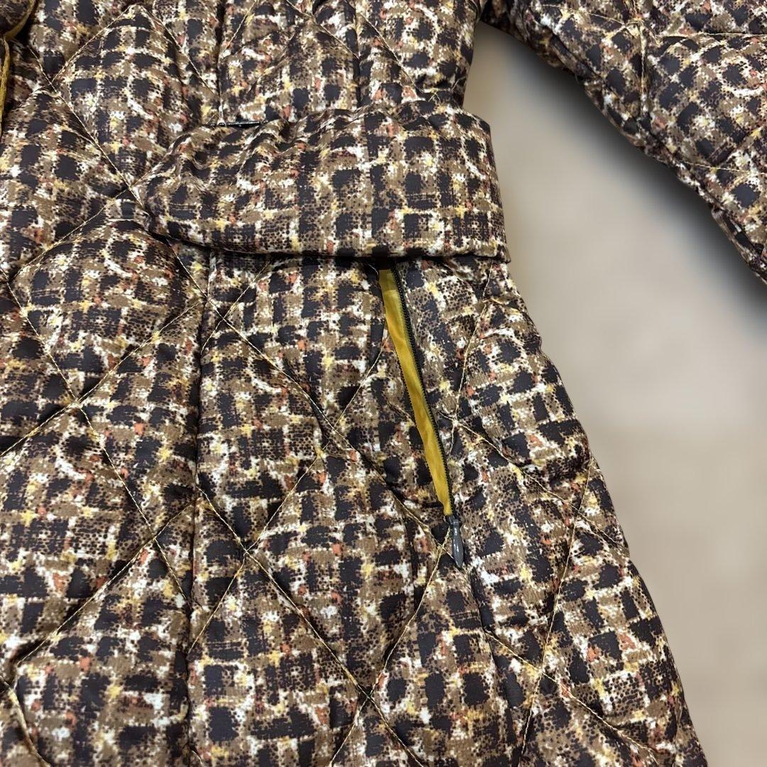 SCERVINO Street エルマンノシェルビーノ総柄 中綿ロングコート42