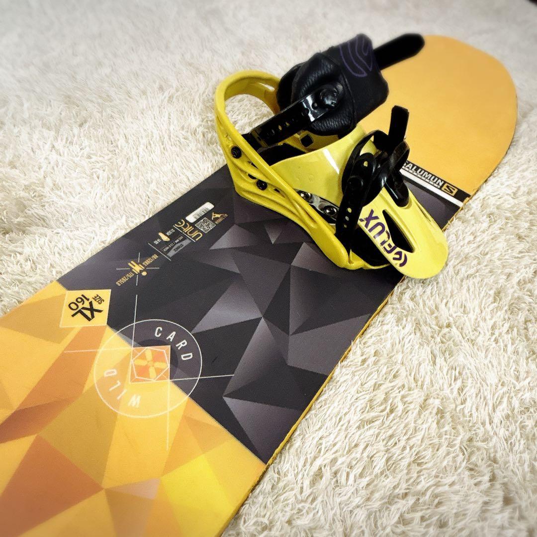 【初心者向け】サロモン WILDCARD 160cm スノーボード FLUX