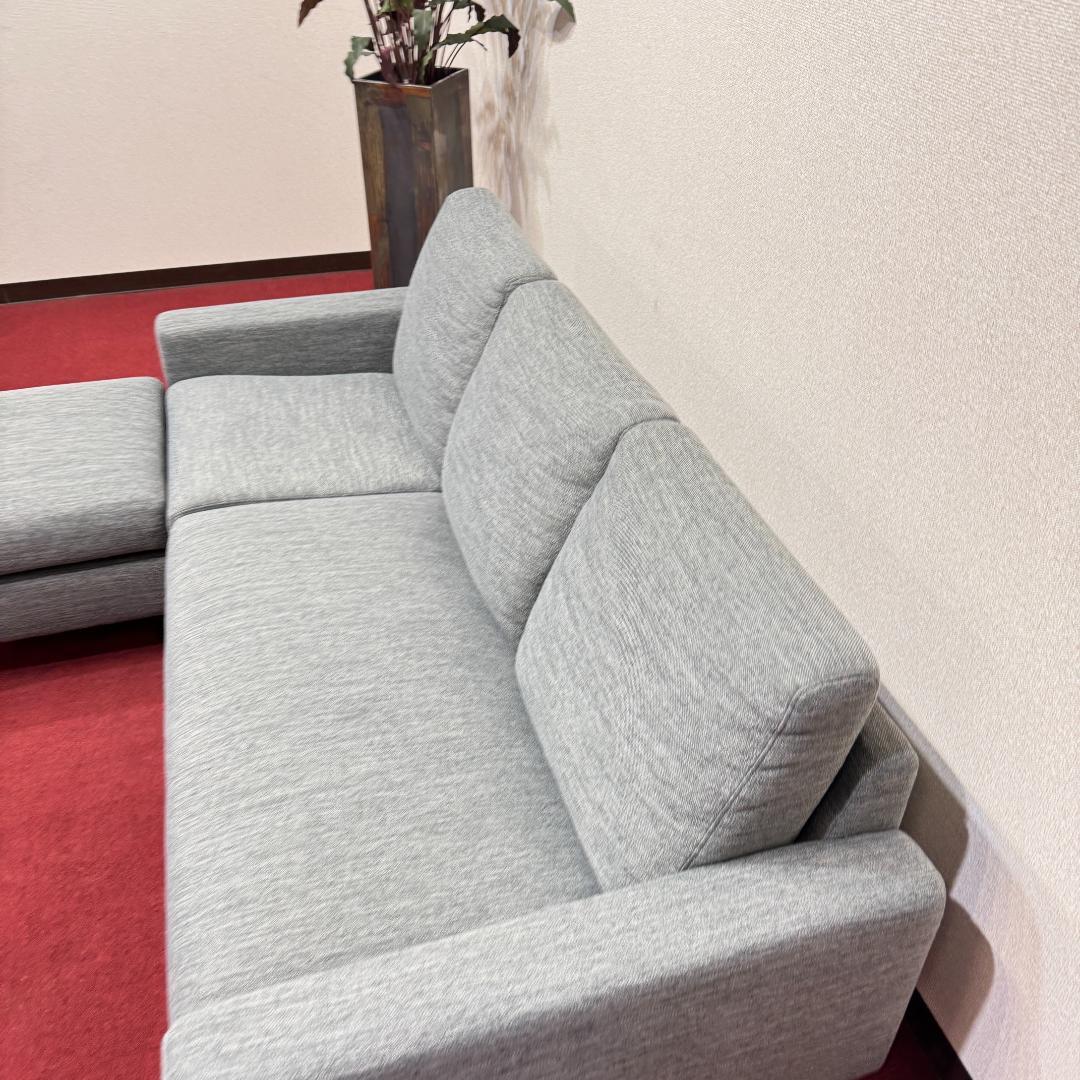 東京23区送料無料　ニトリ 3人掛けソファ カウチソファ オットマン付き