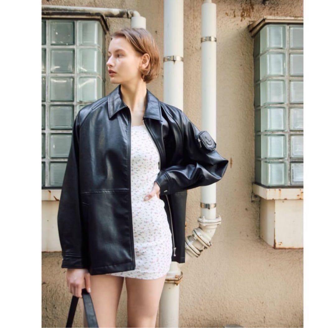 épine leather jacket レザー ジャケット ブラック