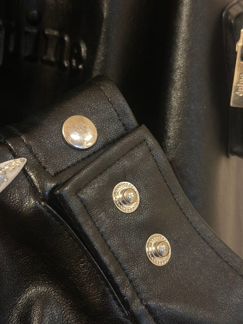 épine leather jacket レザー ジャケット ブラック