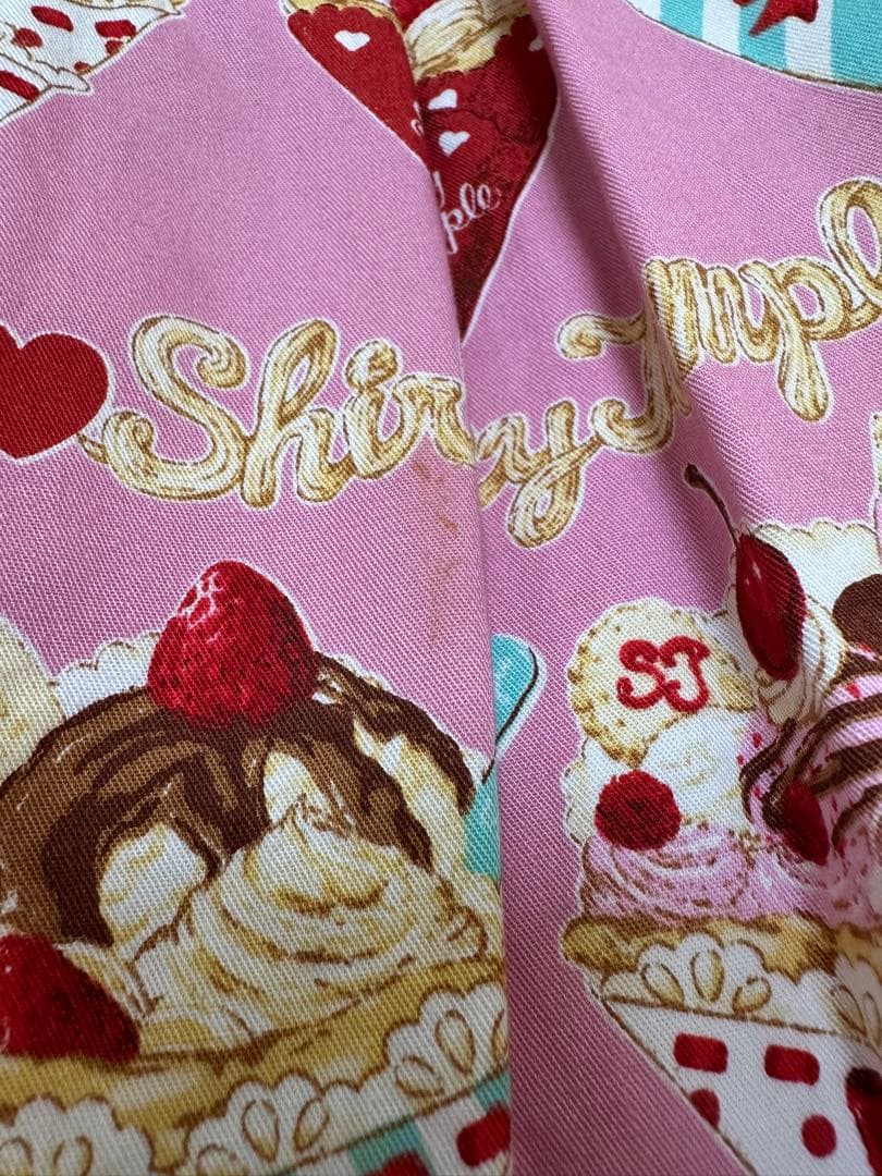 アイスクリーム柄 半袖ワンピース