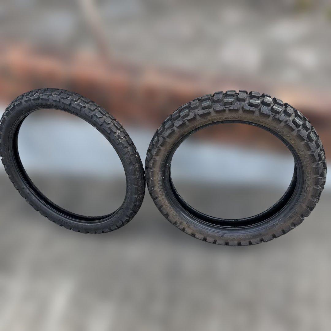 ブリジストン　TW-３０１　TW-３０２　セロー２５０　セロー２２５　前後セット