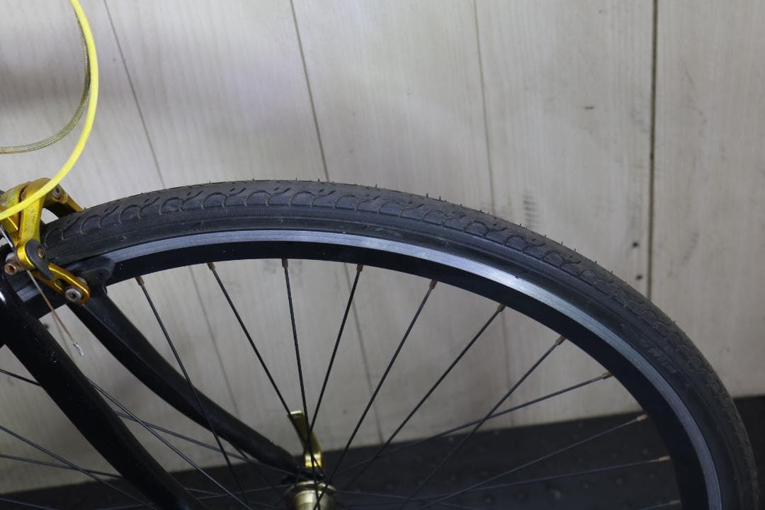 オオトモ製LIG MOVE 700C アルミ 440mm 7速 黒色 クロス