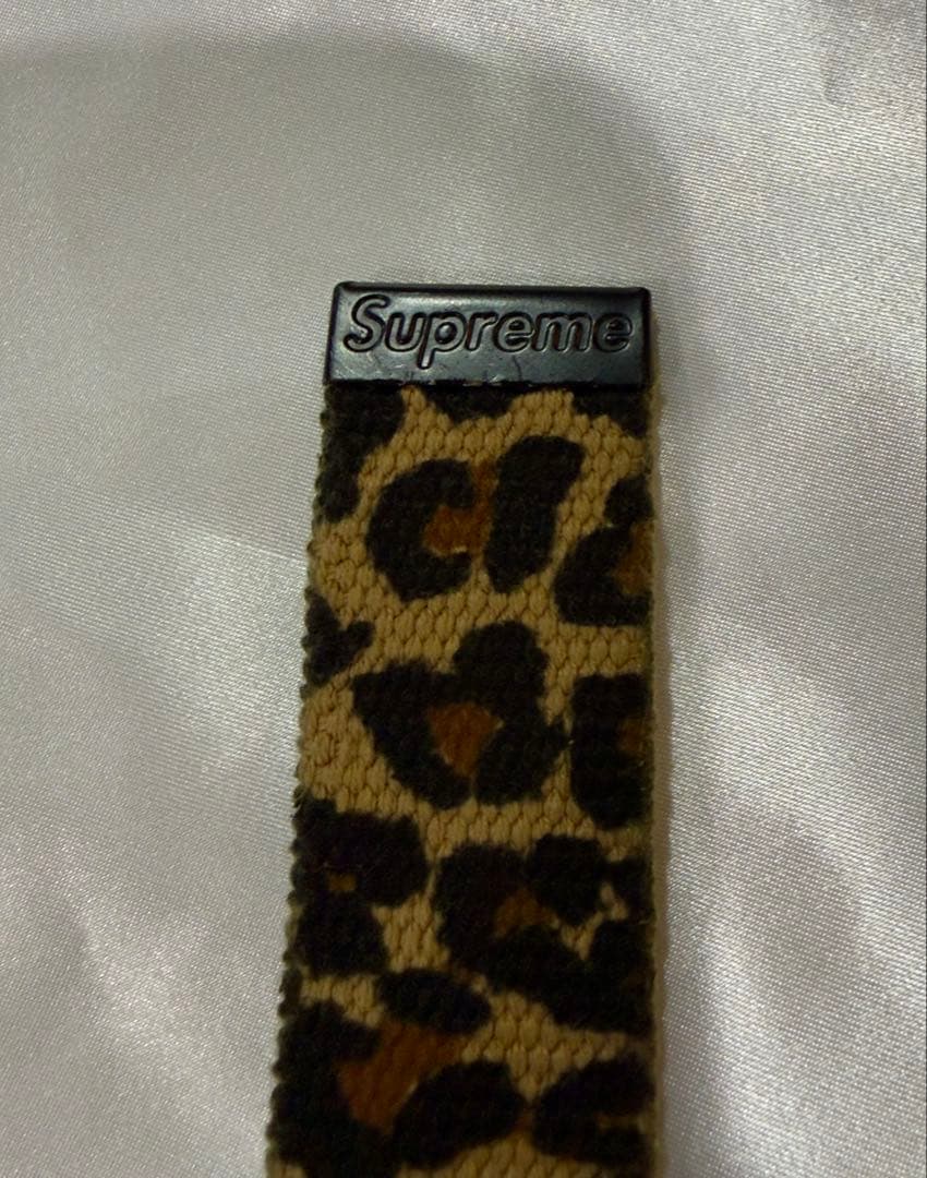 supreme ベルト　トイマシーン　レオパード