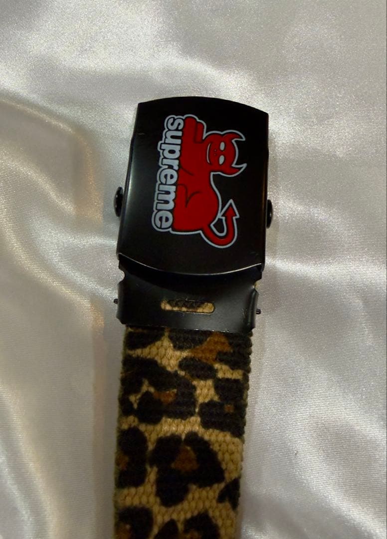 supreme ベルト　トイマシーン　レオパード