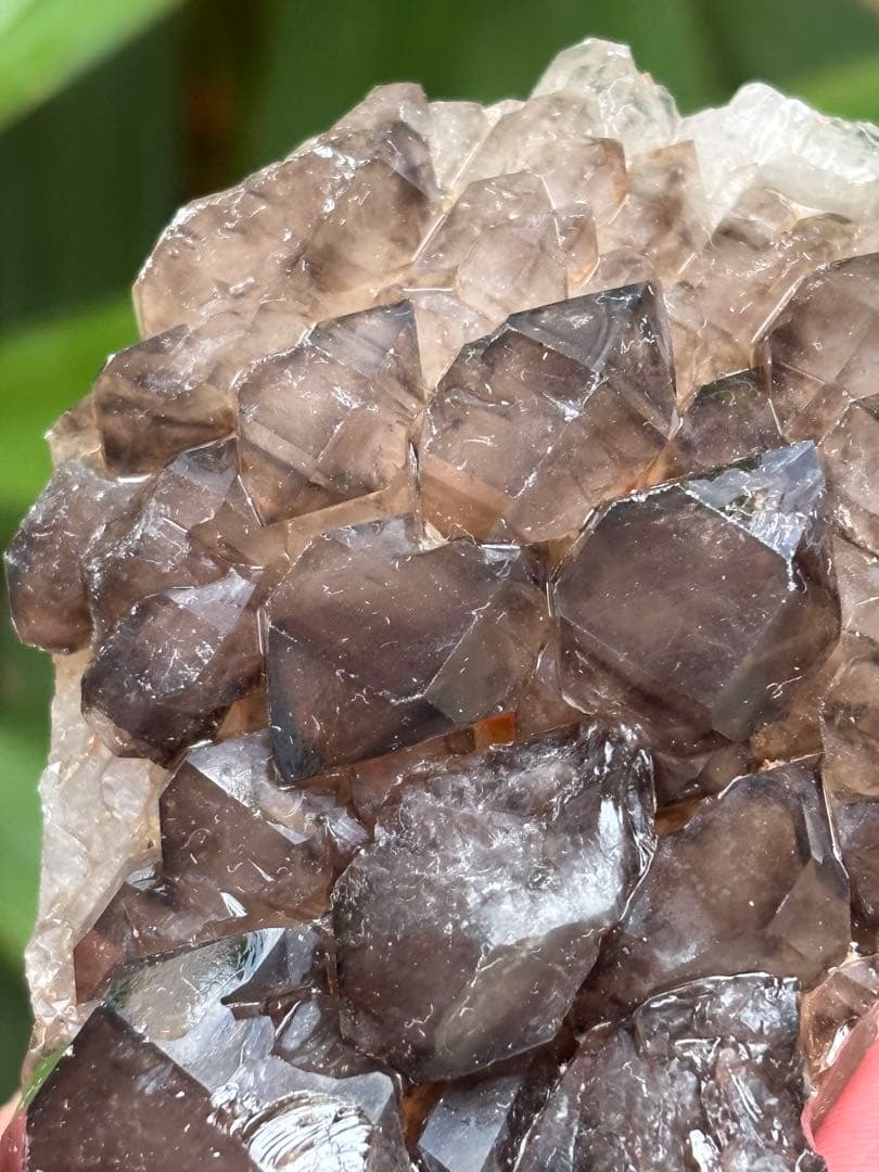 ブラジル産　ジャカレー水晶　ワニ水晶　エレスチャル　303g かっこいい　天然石