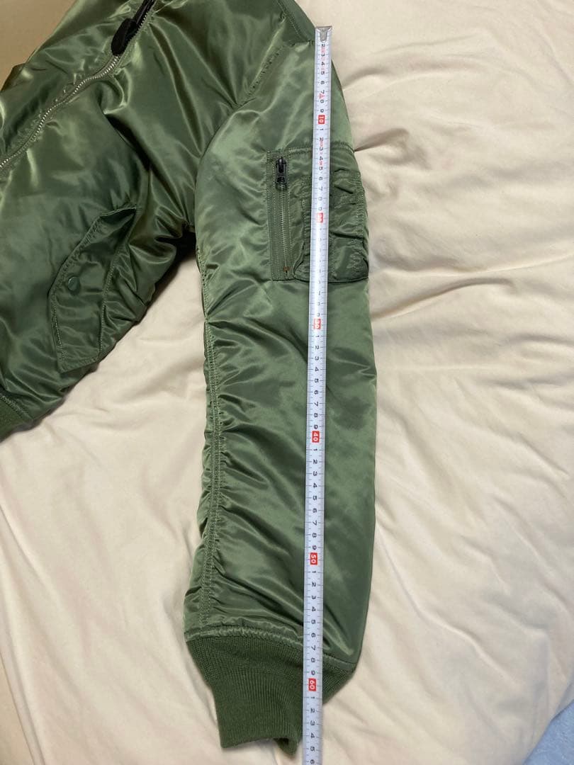 ALPHA MA-1 フライトジャケット セージグリーン