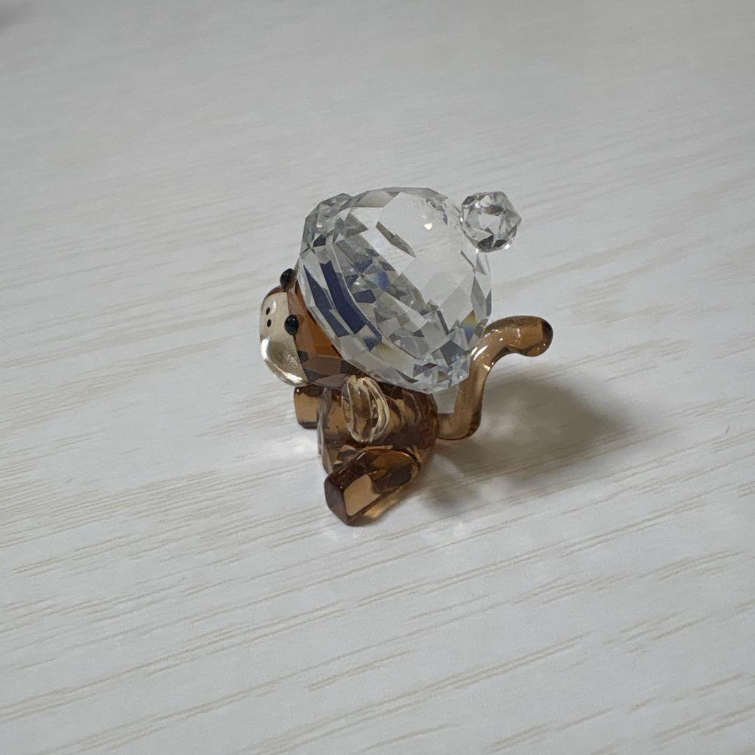 SWAROVSKI モンキー 猿 クリスタル フィギュア
