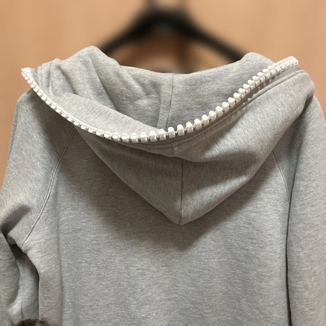 木梨サイクルグレー ジップアップパーカー