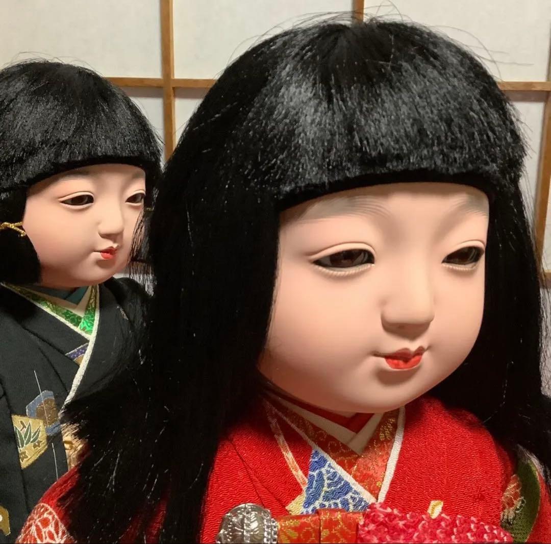 豪華‼️美品‼️#市松人形　【花雲斉】玉秀作 # 殿　#姫　２点お届けします‼️