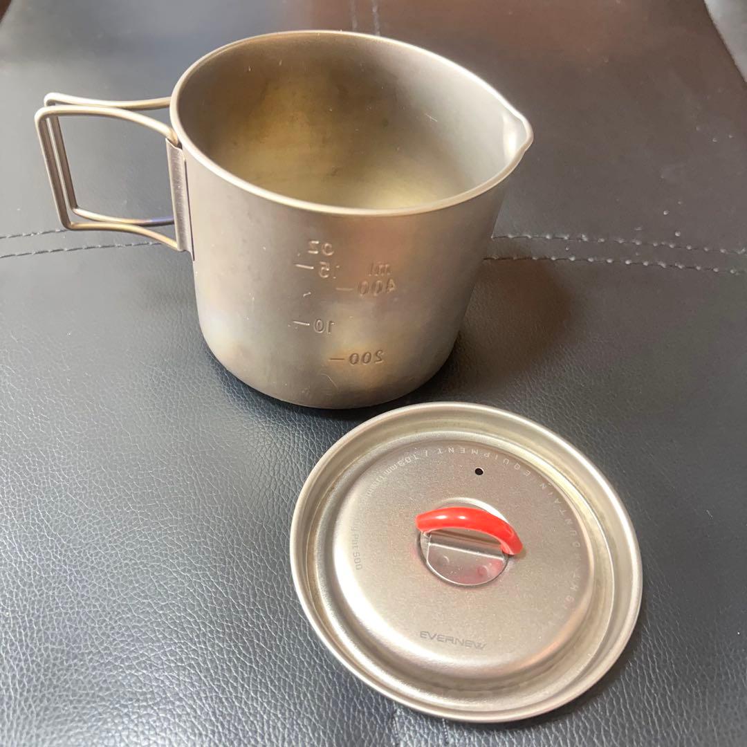 【本日限定価格！】 EVERNEW チタンマグポット500ストーブセット