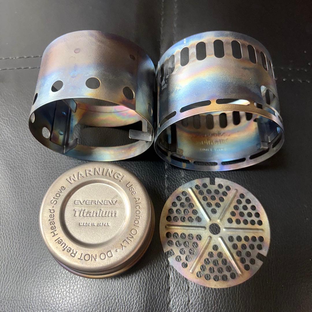 【本日限定価格！】 EVERNEW チタンマグポット500ストーブセット