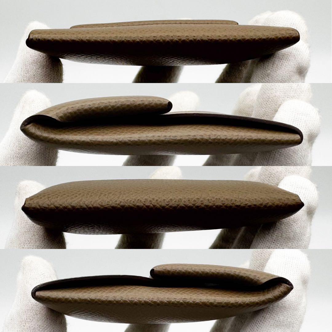 極美品 HERMES エルメス バスティア エトゥープ ケース 2021年