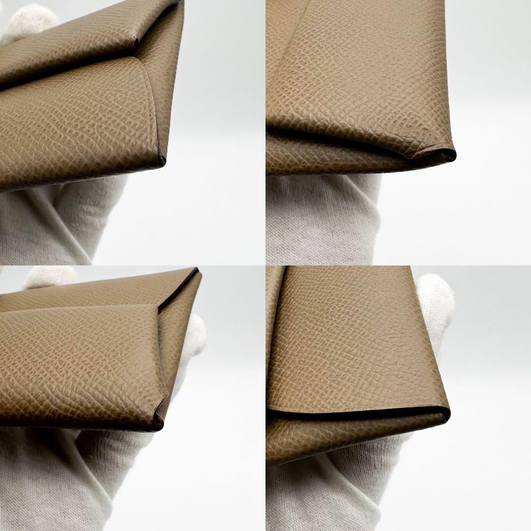 極美品 HERMES エルメス バスティア エトゥープ ケース 2021年