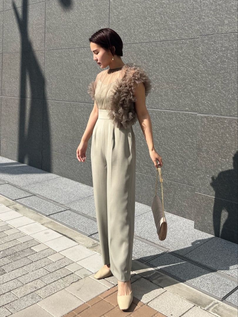 LAGUNAMOON オケージョンドレス LADYチュールドッキングコンビネゾン