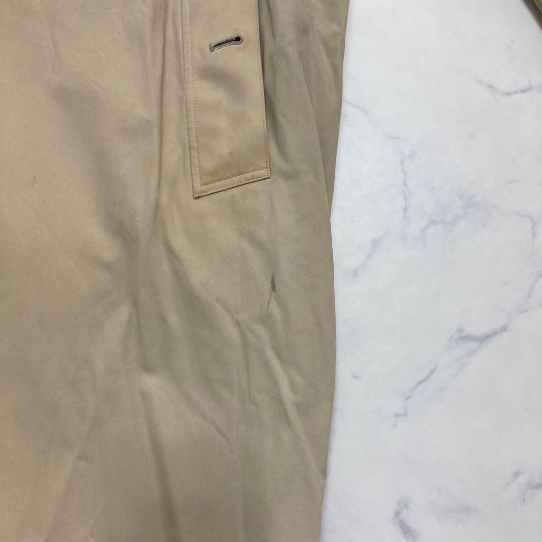 BURBERRY メンズ ステンカラーコート ノバチェック XL相当 ビジネス