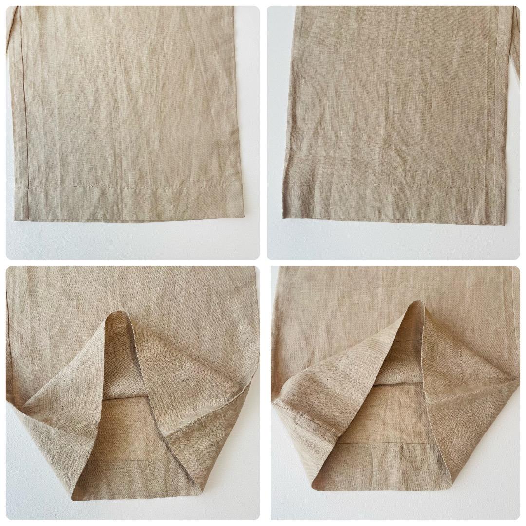 美品　TICCA　ティッカ　麻オーバーオール　リネンサロペット　オールインワン