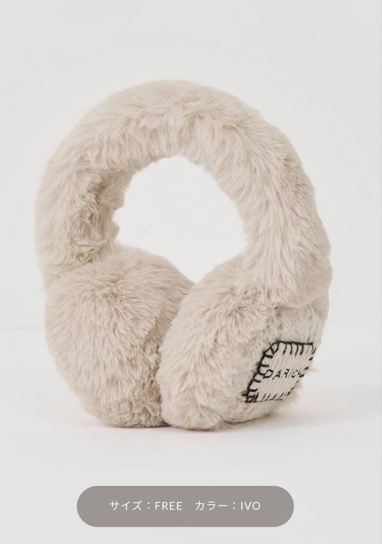 Darich♡新品ダブルファブリックイヤーマフラー