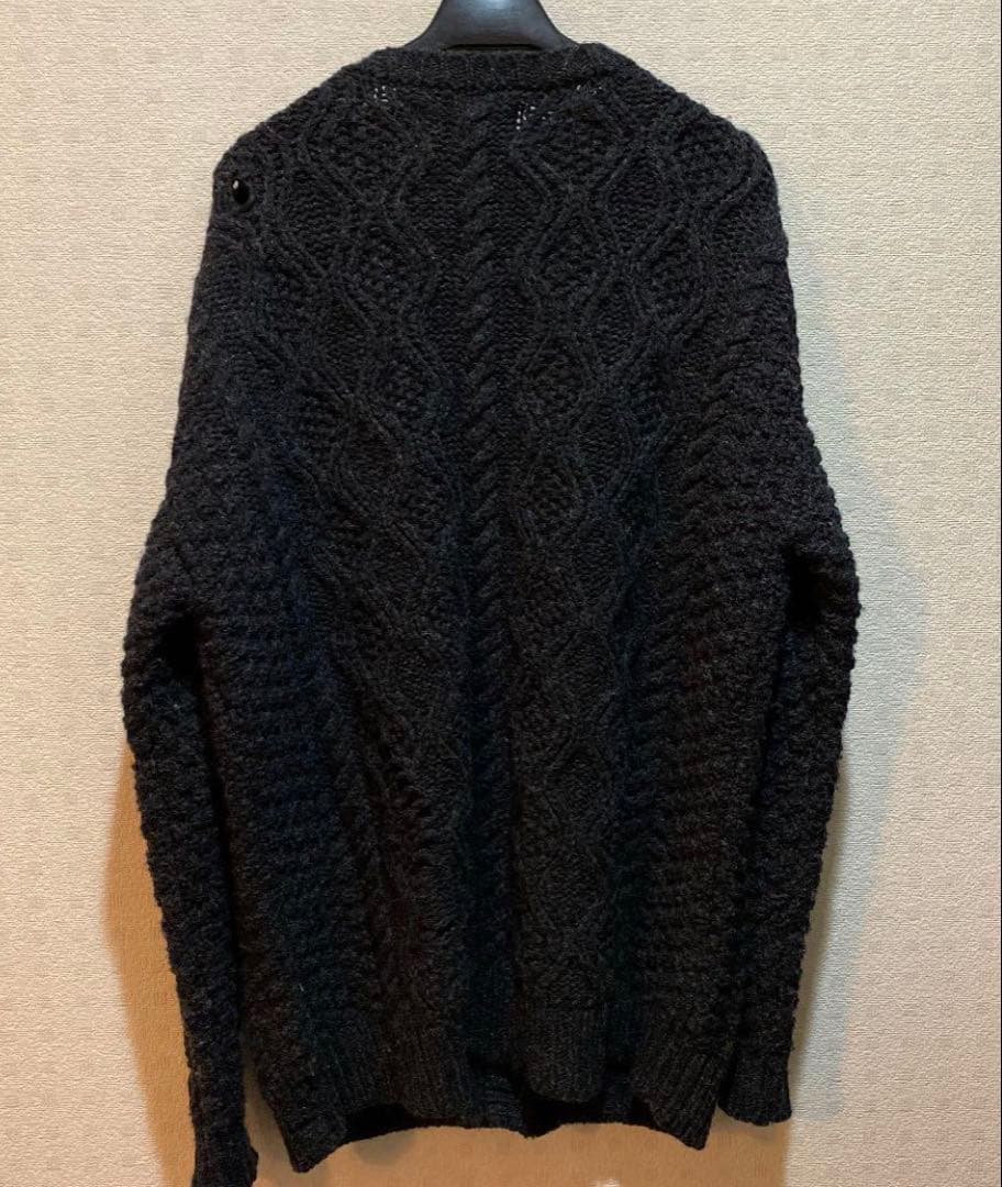 ピール＆リフト　アランカーディガン　ダメージ加工　SEXPISTOLS