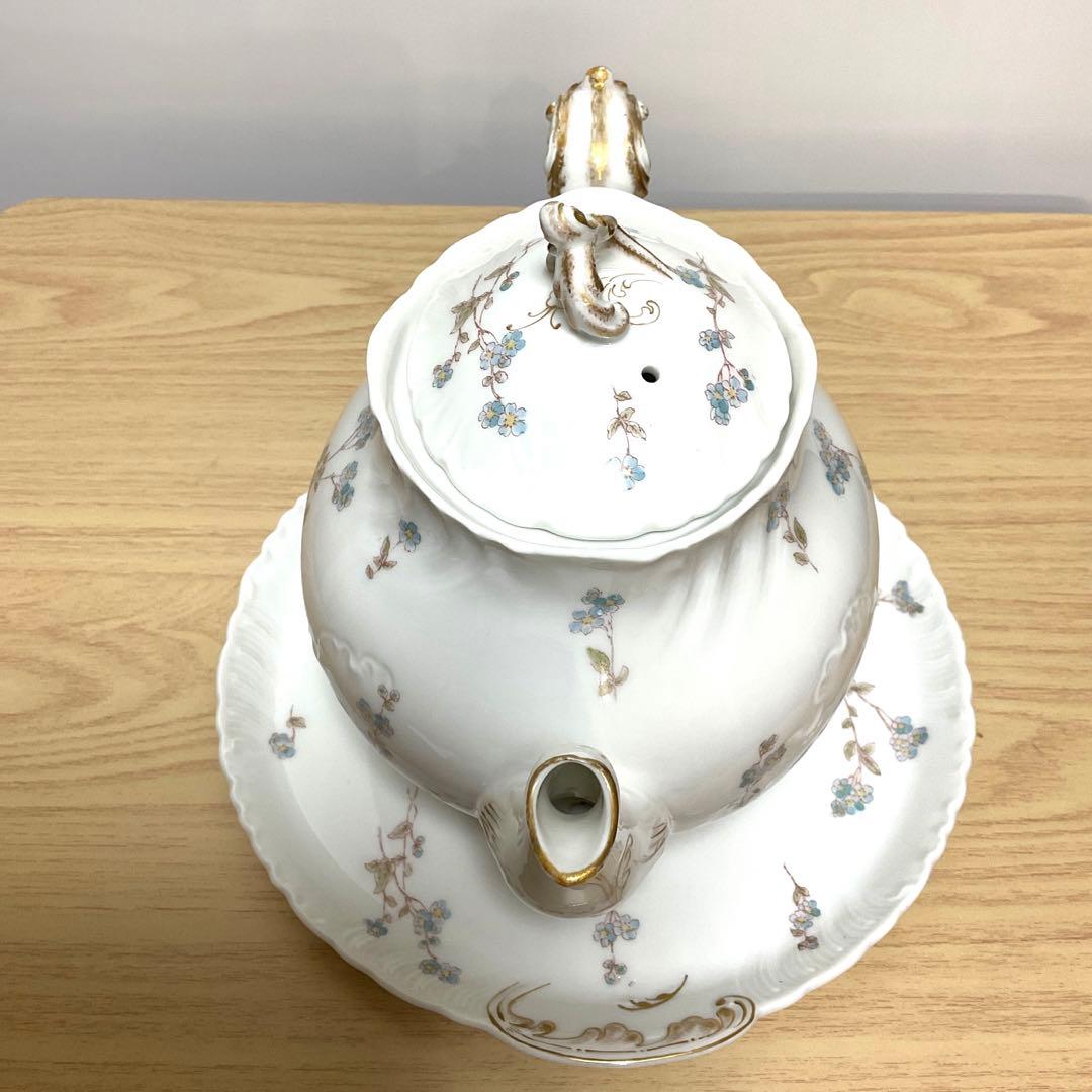 アビランド リモージュ　ティーポット　ケーキプレート　セット