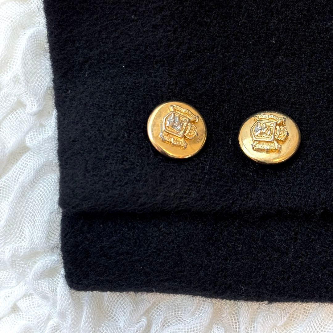 藤井毛織 カシミヤ100% チェスター コート カシミア ロング丈 ブラック 黒