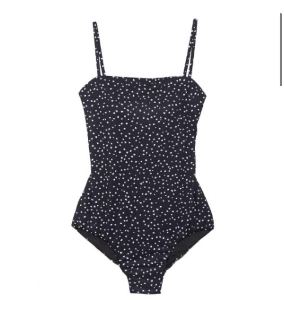 emmi エミ ドット 水着 ブラック size1 新品未使用 タグ付き